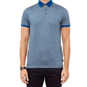 Ted Baker London Short Sleeve Polo Shirt Size XXL